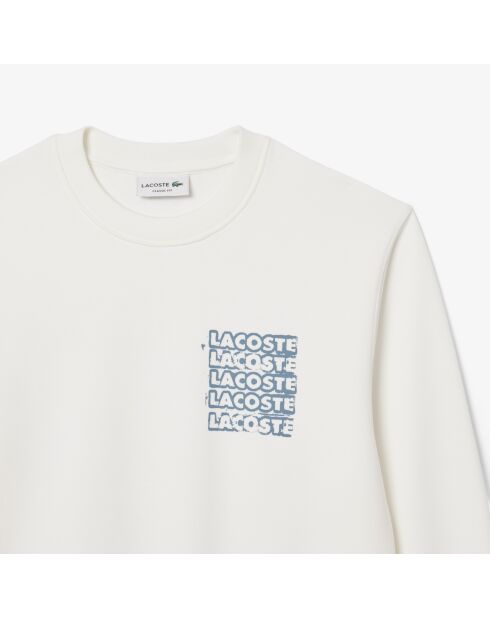 Felpa in felpa con grafica a fiori e calcare