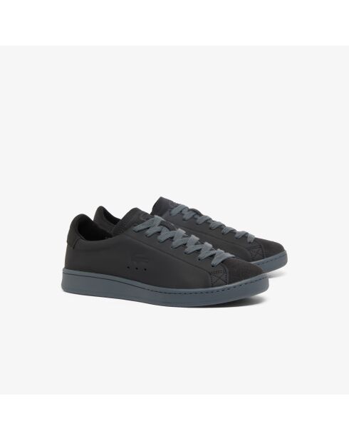 Sneakers Carnaby Set en cuir noir/gris foncé