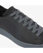 Sneakers Carnaby Set en cuir noir/gris foncé