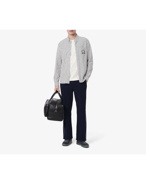 Sneakers Carnaby Set en cuir noir/gris foncé