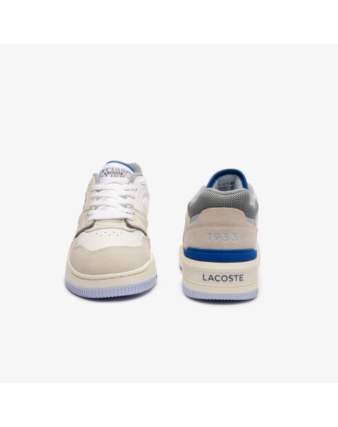 Sneakers Lineshot en cuir blanc/bleu clair