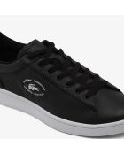 Baskets classiques en cuir 49SMA0032 noir/blanc