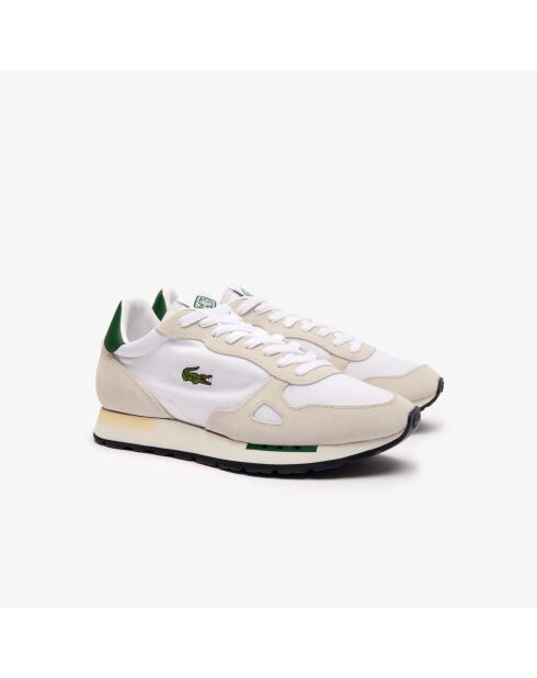 Sneakers Partner 70s blanc/vert foncé