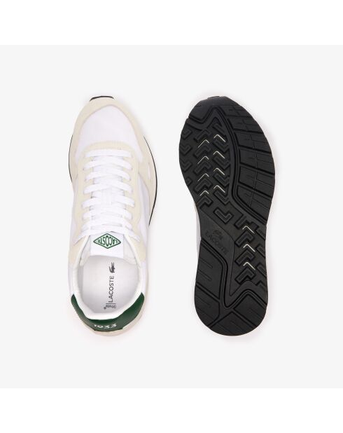 Sneakers Partner 70s blanc/vert foncé