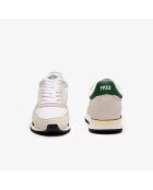 Sneakers Partner 70s blanc/vert foncé