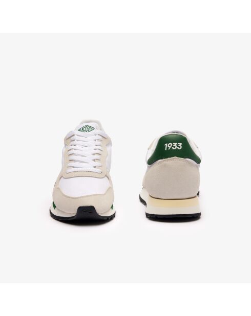 Sneakers Partner 70s blanc/vert foncé