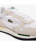 Sneakers Partner 70s blanc/vert foncé