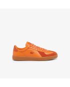 Sneakers Baseshot Pro aus orange/gummifarbenem Leder