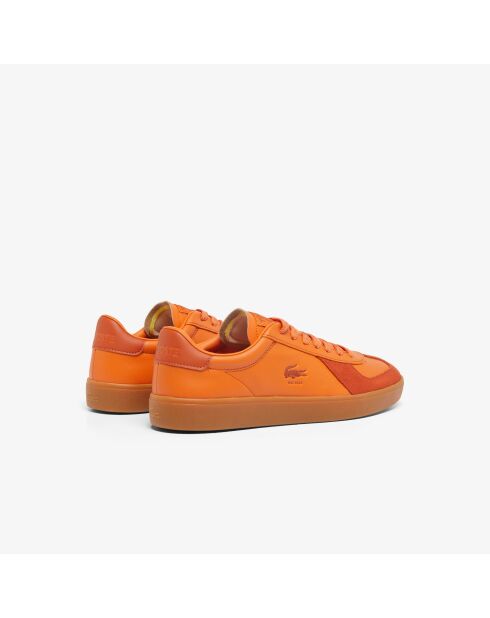 Sneakers Baseshot Pro aus orange/gummifarbenem Leder