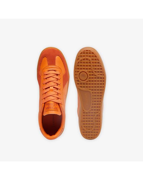 Sneakers Baseshot Pro aus orange/gummifarbenem Leder