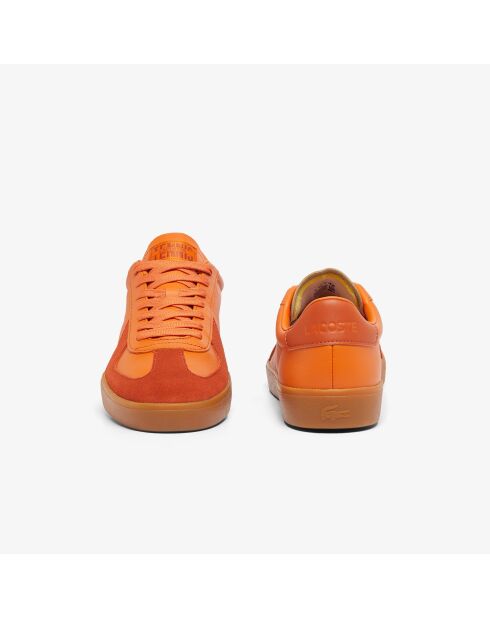 Sneakers Baseshot Pro aus orange/gummifarbenem Leder