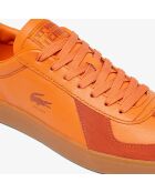 Sneakers Baseshot Pro aus orange/gummifarbenem Leder