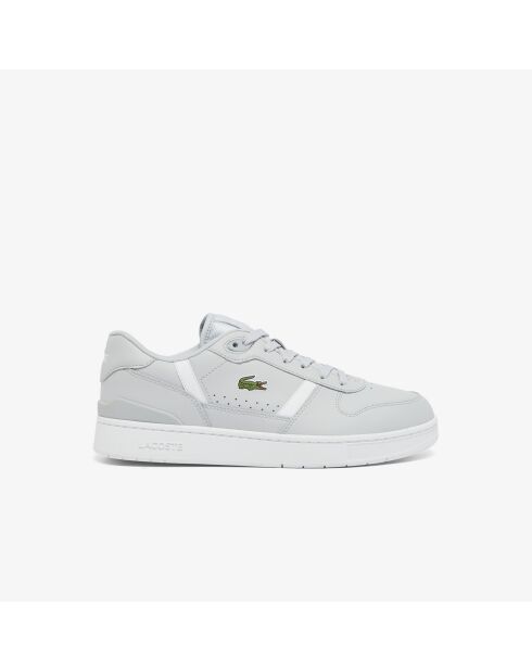 49SMA0068 lichtgrijs/witte klassieke leren sneakers