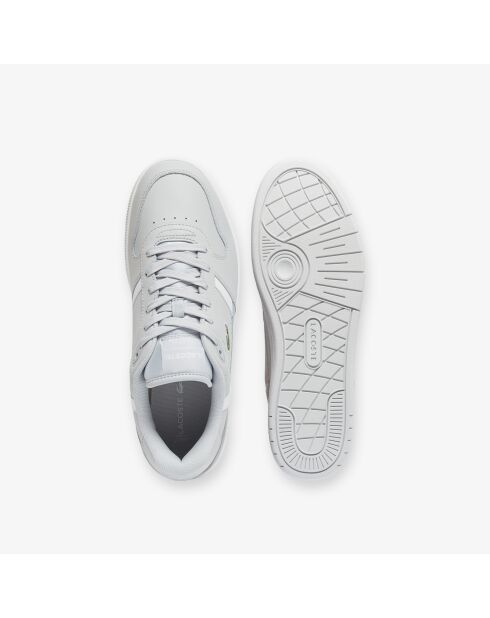49SMA0068 lichtgrijs/witte klassieke leren sneakers
