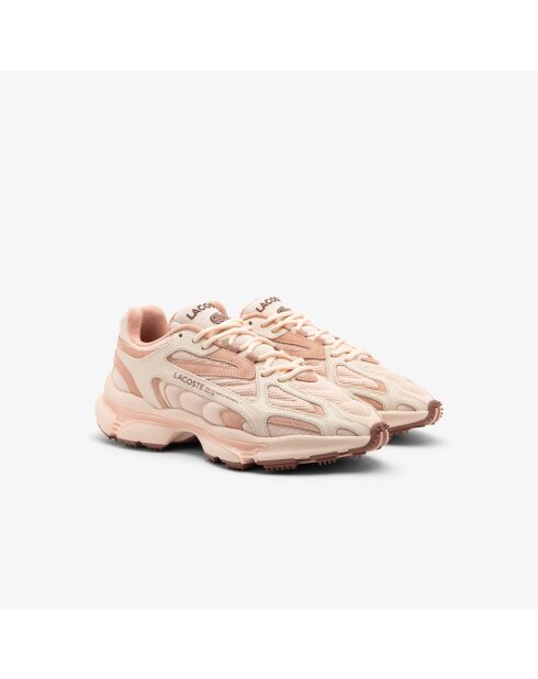 Sneakers L003 2K24 lichtroze/bruin