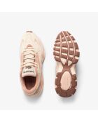 Sneakers L003 2K24 lichtroze/bruin