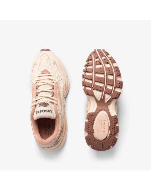 Sneakers L003 2K24 lichtroze/bruin