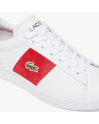 Carnaby Set CGR Ledersneaker in Weiß/Rot