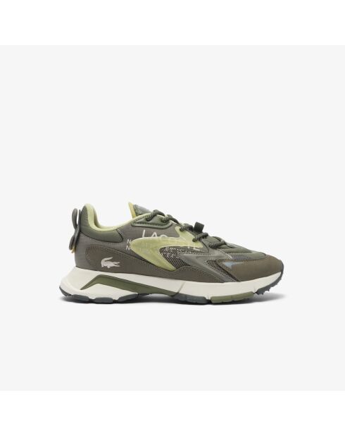 L003 Neo Tech Sneakers hellkhaki/cremefarben