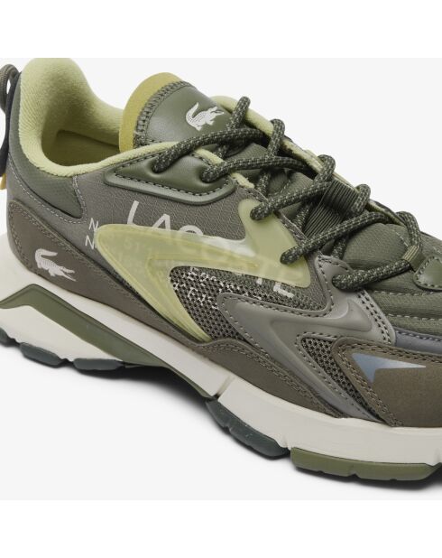 L003 Neo Tech Sneakers hellkhaki/cremefarben