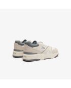 Sneakers Lineshot en cuir blanc/gris
