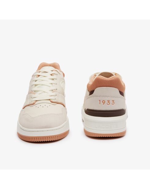 Sneakers Lineshot in pelle bianco/marrone chiaro