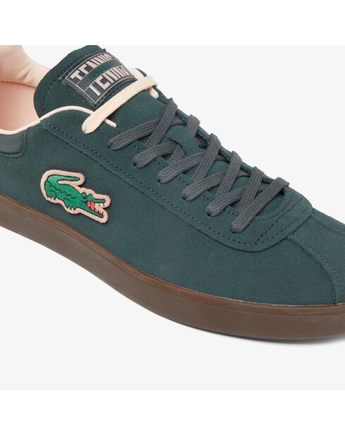 Sneakers Baseshot dunkelgrün/dunkelgummi aus Veloursleder