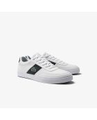 Court-Master Pro Sneakers aus Textil in Weiß/Dunkelgrün