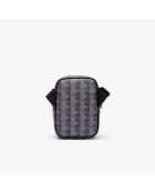 The Blend Kleine Schultertasche aus Netzstoff, Mono-Periskop, blau - 13x18,5x4,5 cm