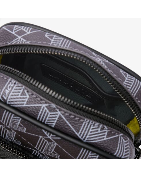 Petit sac à bandoulière The Blend mesh mono periscope bleu - 13x18,5x4,5 cm