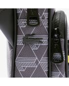 The Blend Kleine Schultertasche aus Netzstoff, Mono-Periskop, blau - 13x18,5x4,5 cm