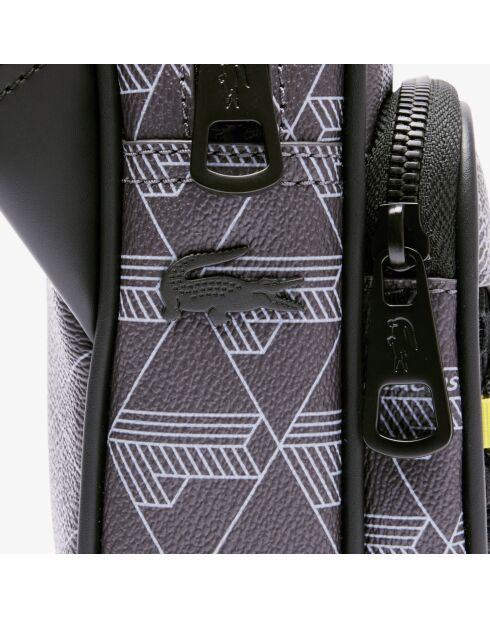 Petit sac à bandoulière The Blend mesh mono periscope bleu - 13x18,5x4,5 cm