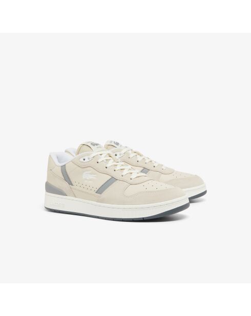 Zapatillas T-Clip Set de gamuza blanco/gris claro