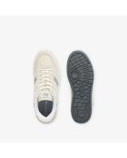 Sneakers T-Clip Set in pelle scamosciata bianco/grigio chiaro