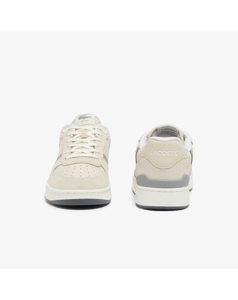 Zapatillas T-Clip Set de gamuza blanco/gris claro