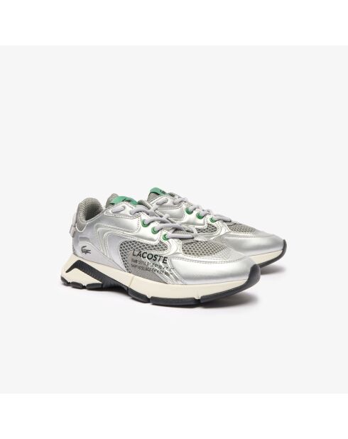 Sneakers L003 Neo en cuir gris/argent