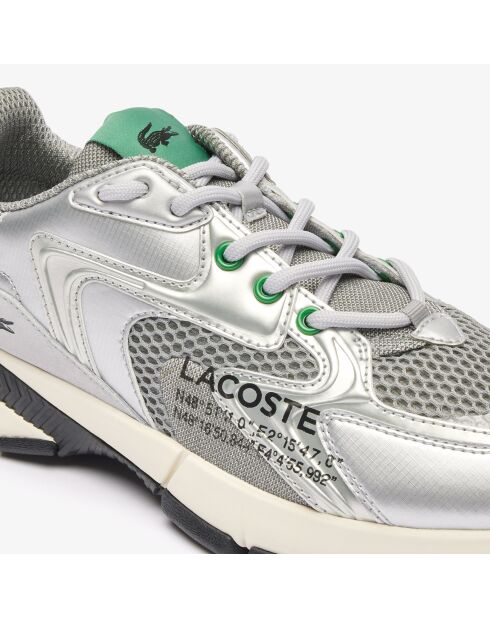 Sneakers L003 Neo en cuir gris/argent