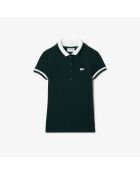 Polo slim fit stretch sinople/marine