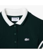 Polo slim fit stretch sinople/marine