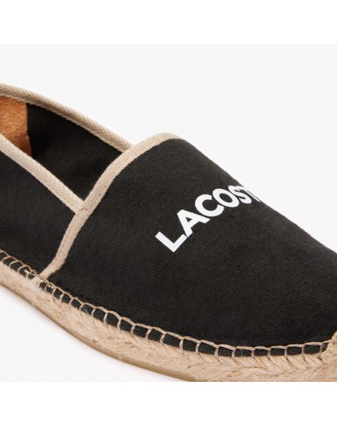 Uhabia espadrilles zwart/lichtbruin