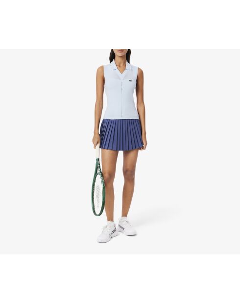 Polo Tennis sans manches maille stretch ruisseau