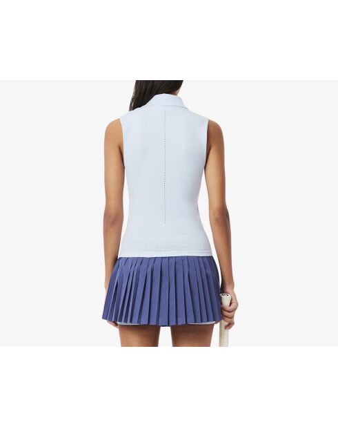 Polo Tennis sans manches maille stretch ruisseau
