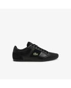 Sneakers Chaymon en cuir noires