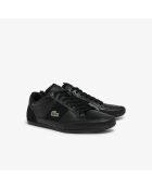 Sneakers Chaymon en cuir noires