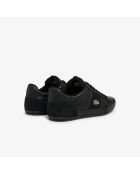 Sneakers Chaymon en cuir noires