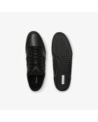 Sneakers Chaymon en cuir noires
