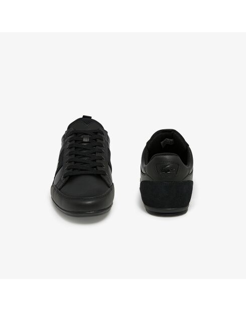 Zapatillas Chaymon de piel negras