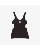 Débardeur satiné badge Défilé buffle