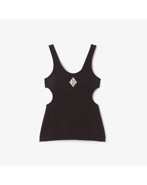 Débardeur satiné badge Défilé buffle