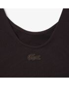 Débardeur satiné badge Défilé buffle